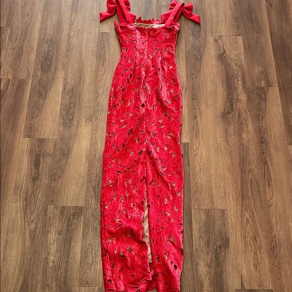 white silk slip dress All Nighter Satin + Feathers Sleep Dress main image 1